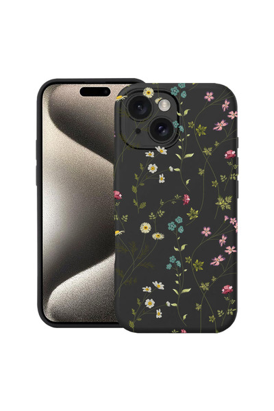 bestcase Υπέρλεπτη Θήκη για Apple iPhone 14, Φλοράλ - Χαριτωμένα Λουλούδια, 2...