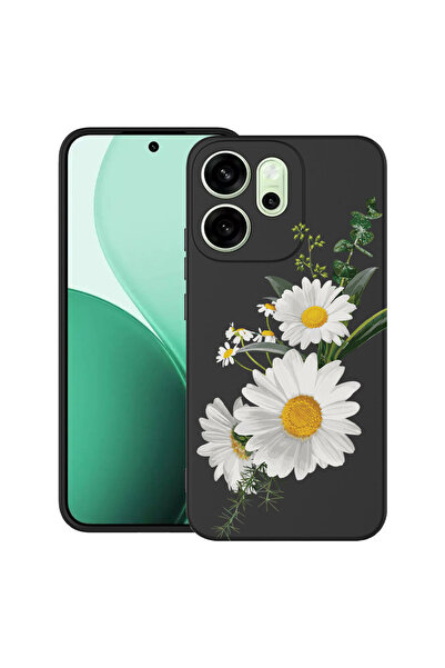 bestcase Υπέρλεπτη Θήκη για OPPO Reno13 F / FS, Φλοράλ - Μινιμαλιστική Μαργαρ...