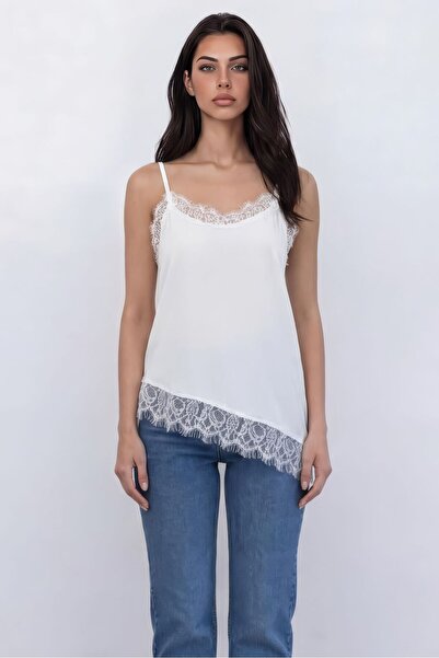 Nazline ΜΠΛΟΥΖΑ ΜΕ ΔΑΝΤΕΛΕΣ ΚΑΙ ΛΙΝΑΡΙΣΜΕΝΕΣ ΤΙΡΑΝΤΕΣ