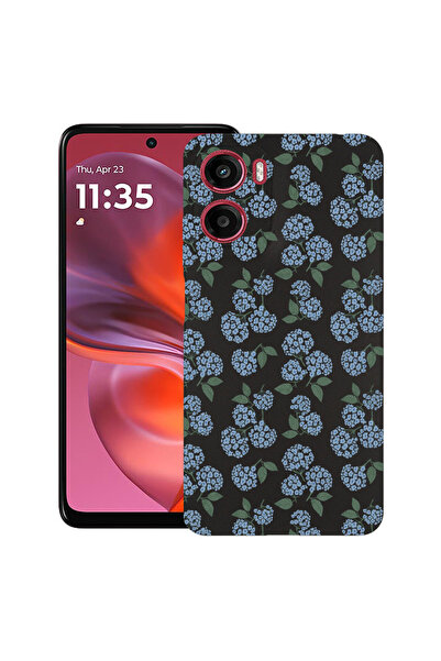 bestcase Υπέρλεπτη Θήκη για Motorola Moto G06, Φλοράλ - Σχέδιο Ορτανσίας, 208...