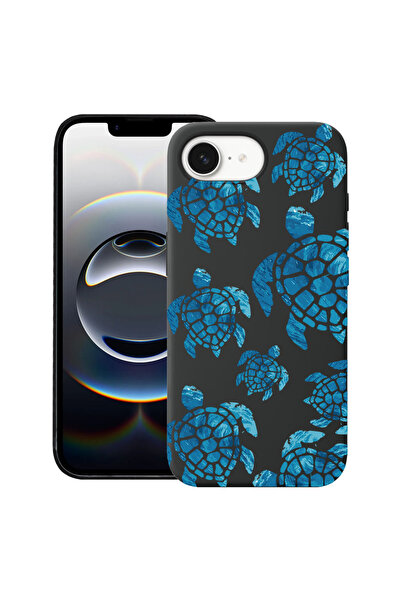 bestcase Ултра тънък калъф за Apple iPhone 16e / iPhone 17e, Летни костенурки...
