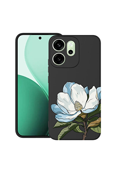 bestcase Υπέρλεπτη Θήκη για OPPO Reno14 F / FS, Φλοράλ - Μπλε Μανόλια, 210000...
