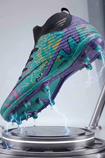 vynor atelier Air Lig Krampon - Seria Galaxy Turcoaz, pantofi de fotbal cu gl...