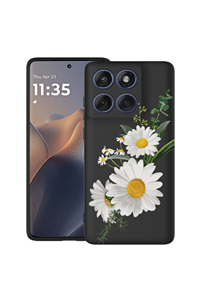 bestcase Υπέρλεπτη Θήκη για Motorola Edge 60 Pro, Φλοράλ - Μινιμαλιστική Μαργ...