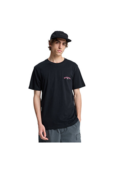 Quiksilver Ανδρικό μαύρο μπλουζάκι Tap In