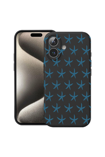 bestcase Υπέρλεπτη Θήκη για Apple iPhone 16, Χαριτωμένο Θαλάσσιο Σχέδιο, 3137...