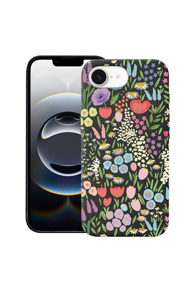 bestcase Husă Ultra Subțire pentru Apple iPhone 16e / iPhone 17e, Florală - L...