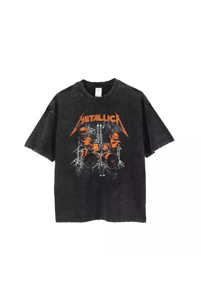 bellanova Μπλουζάκι με στάμπα, κορυφαίας ποιότητας, vintage πλυμένο, στυλ δρό...