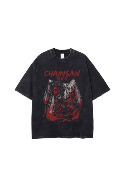 ZEMLİYA Μπλουζάκι με στάμπα, κορυφαίας ποιότητας, vintage πλυμένο, στυλ δρόμο...