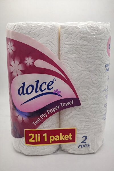 OSKA GLOBAL Dolce Double Layer Paper Towels 2 Rolls 1 Pack High Absorbency Mu...
