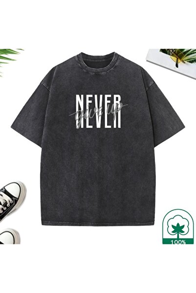 bellanova Μπλουζάκι με στάμπα, κορυφαίας ποιότητας, vintage πλυμένο, στυλ δρό...