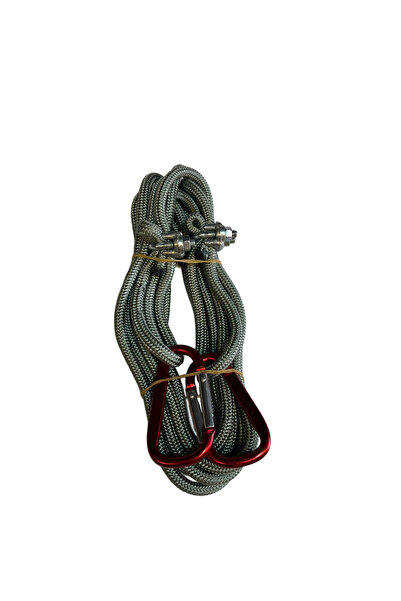 BENKA - Araç Çeki Halatı 4 MT 8 mm Halat Küçük Karabinalı