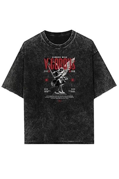 bellanova Μπλουζάκι με στάμπα, κορυφαίας ποιότητας, vintage πλυμένο, στυλ δρό...