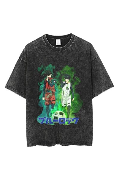 bellanova Μπλουζάκι με στάμπα, κορυφαίας ποιότητας, vintage πλυμένο, στυλ δρό...