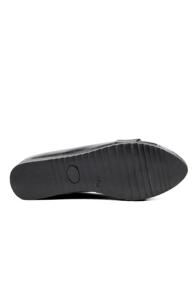 Style Star Ys3058 Black Patent Leather Women's Ballerinas