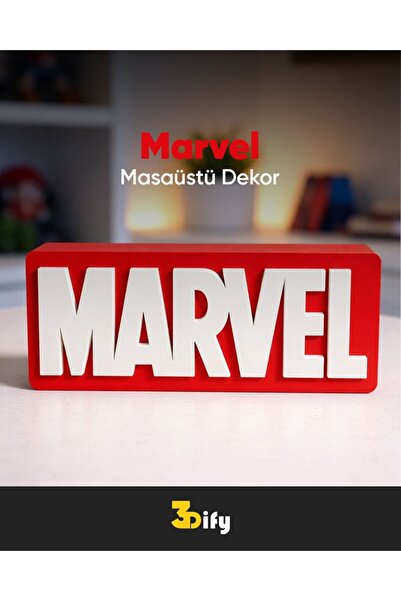 3Dify Marvel Masaüstü Dekor