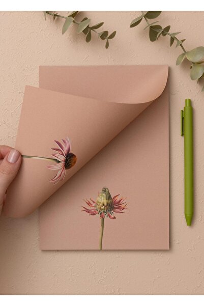The Mia Art Line Mini Notepad Coneflower 15X21 cm 40 Sheets