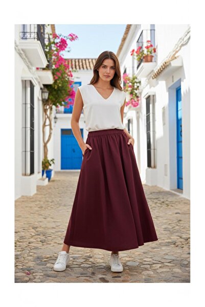 newmisal ΓΥΝΑΙΚΕΙΑ ΦΟΥΣΤΑ ΑΝΕΤΗΣ ΕΦΑΡΜΟΓΗΣ ΜΕ ΕΛΑΣΤΙΚΗ ΜΕΣΗ, ΔΙΠΛΕΣ ΤΣΕΠΕΣ, Υ...