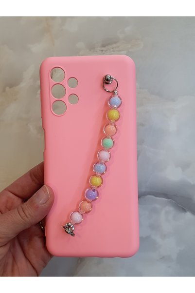 Aksesuarda Moda Samsung A13 Compatible Stone-Encrusted Handheld Launch Case