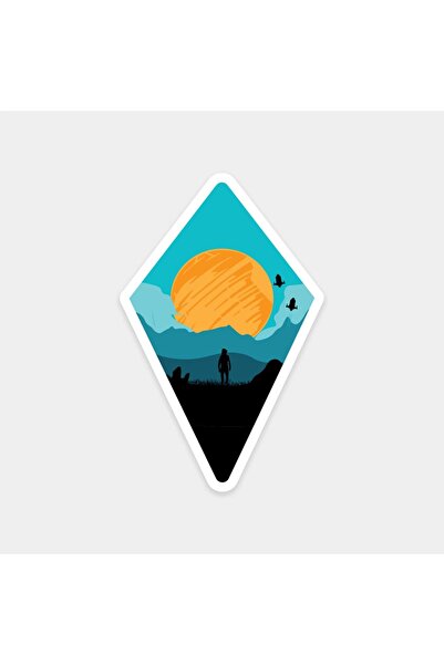 The Sticker Story. ملصق راكب الجبل