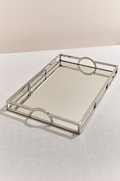 Paşabahçe Fence Metal Dikdörtgen Tepsi 56x36 Cm - 1 Adet