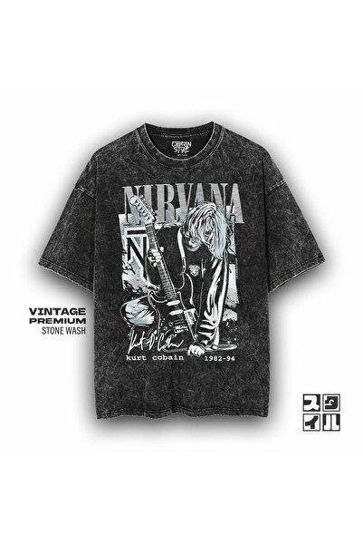 bellanova Μπλουζάκι με στάμπα, κορυφαίας ποιότητας, vintage πλυμένο, στυλ δρό...