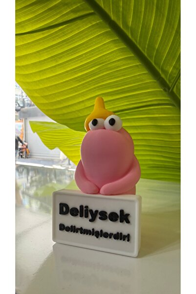 3Dikili design Komik Mesajlı MiniDeli Figür Masa Süsü – Sevgiliye ve Arkadaşa...