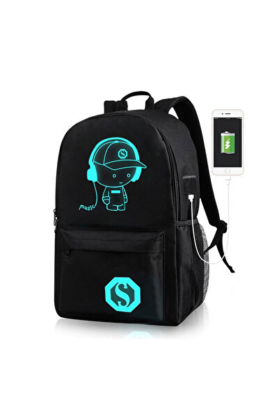 Generic حقائب ظهر بإضاءة ليلية للنساء/الرجال - حقائب ظهر مدرسية عصرية للطلاب ...