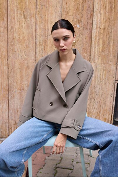 Lady Pixie Κοντή καμπαρντίνα