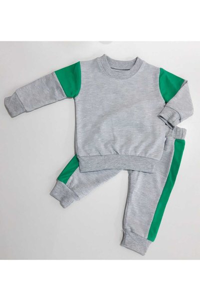 Sönmez Baby BASİC BİSİKLET YAKALI MEVSİMLİK SPOR İKİLİ BEBE ÇOCUK TAKIM