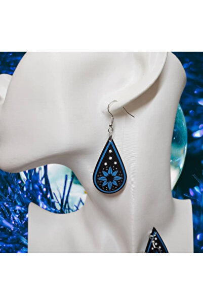 Kanem3D Damla Daisy Earrings