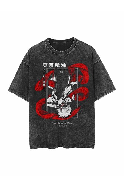 ZEMLİYA Μπλουζάκι με στάμπα, κορυφαίας ποιότητας, vintage πλυμένο, στυλ δρόμο...