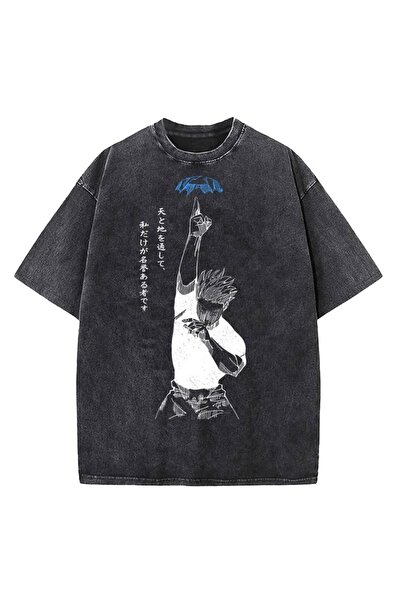 ZEMLİYA Μπλουζάκι με στάμπα, κορυφαίας ποιότητας, vintage πλυμένο, στυλ δρόμο...