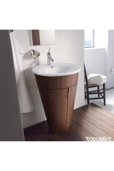 Duravit - Starck Yerden Dolap Ünitesi Amerikan Ceviz Lavabo Dahil OUTLET - S1952001313A1-