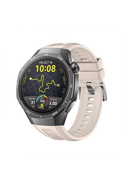 Sneezy Huawei Watch Gt5 Pro 46mm İle Tam Uyumlu Kordon Metal Tokalı Yumuşak S...