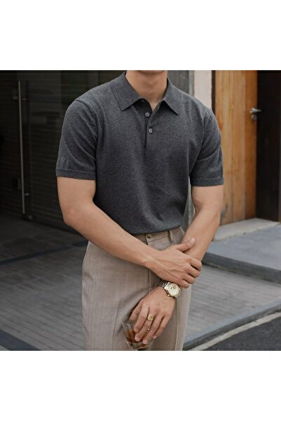 AZALEA Ανδρικό Μονόχρωμο Πόλο - Στυλ Casual Business