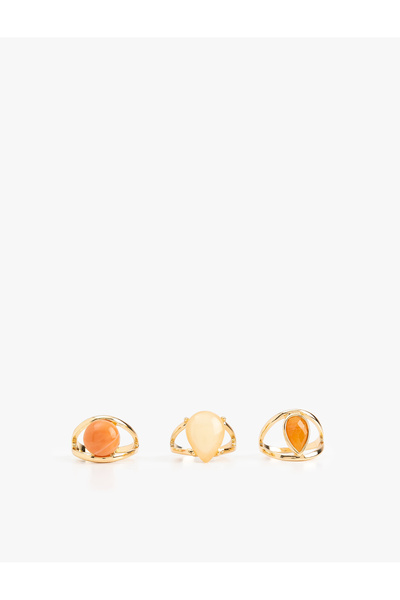 Koton Set of 3 Stone Rings