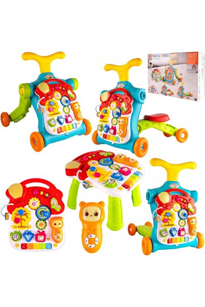 MalPlay Antepremergator interactiv multifunctional 5 in 1, cu Pian, Sunete, L...