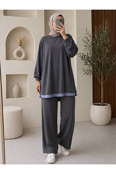 İLGEN FASHİON Βασικό Σετ Τζιν Άνετης Εφαρμογής για Καθημερινή Χρήση με Δύο Τε...