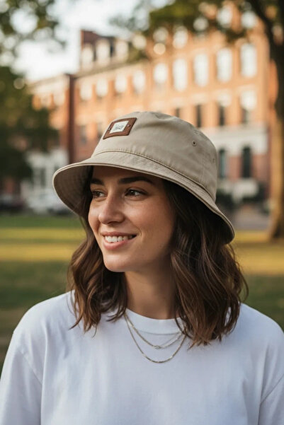 Bay Şapkacı Unisex Yama Detaylı Pamuklu Bucket (Balıkçı) Şapka Koleksiyonu 8980