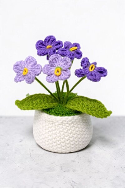 Bereketli Store Πολύπλεγμο Μωβ Λουλούδι – Χειροποίητο Διακοσμητικό Στολίδι