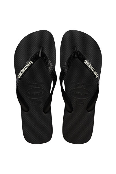 Havaianas Ανδρικές σαγιονάρες Logo Filette σε μαύρο και λευκό χρώμα