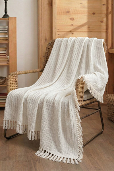 rellhome Κάλυμμα για πολυθρόνα |   Βαμβακερό κάλυμμα καναπέ με κρόσσια |   Κά...