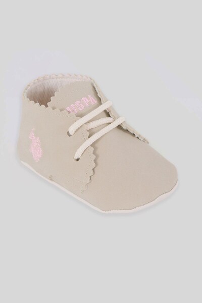 U.S. Polo Assn. Kız Bebek Ayakkabı Krem