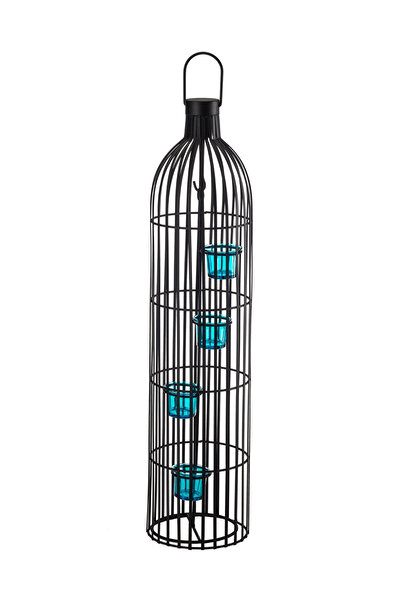 Paşabahçe Bottle Tealight Mumluk Turkuaz - 1 Adet