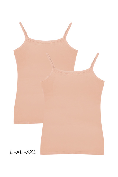 Dominant Γυναικείο βαμβακερό εσώρουχο με λουράκια από σχοινί, συσκευασία 2 τε...