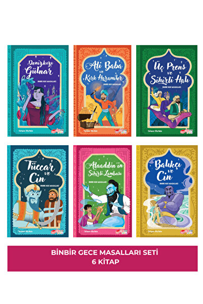 The Kitap Binbir Gece Masalları Seti (6 Kitap)