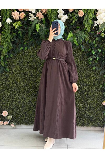 Moda Fatma Pamuklu keten elbise
