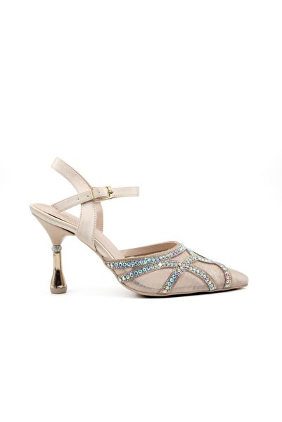 FELES 086-5006-1 Skin Color Women's Heeled Shoes