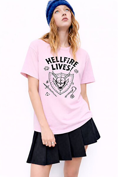 ArtYus Stranger Things Hellfire T-shirt sa printom, unisex, velika veličina –...